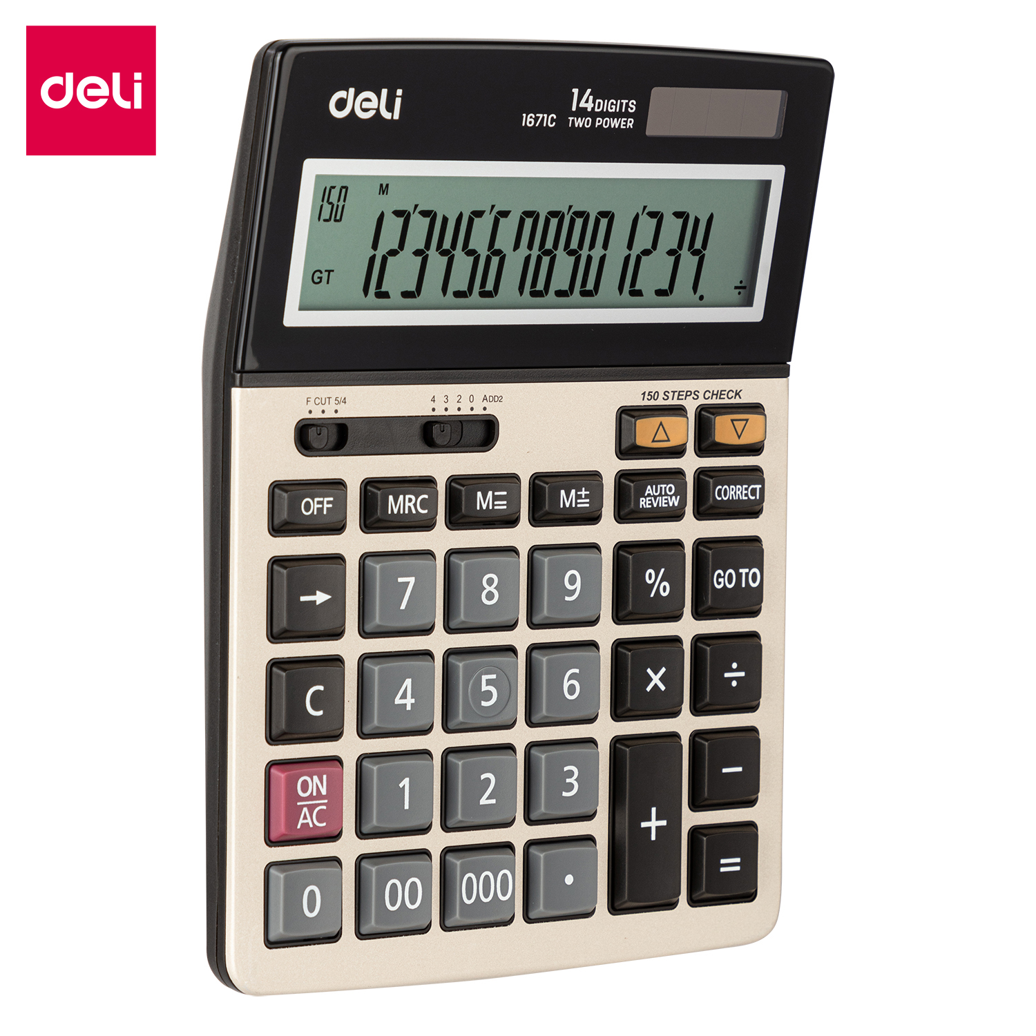 Deli-E1671C Desktop Calculator