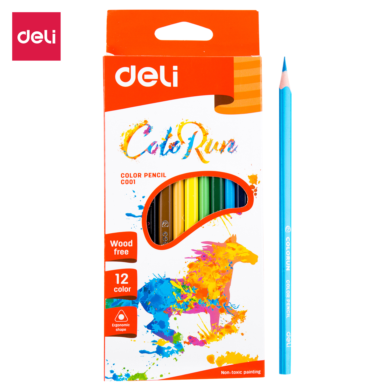 Deli-EC00100 Colored Pencil