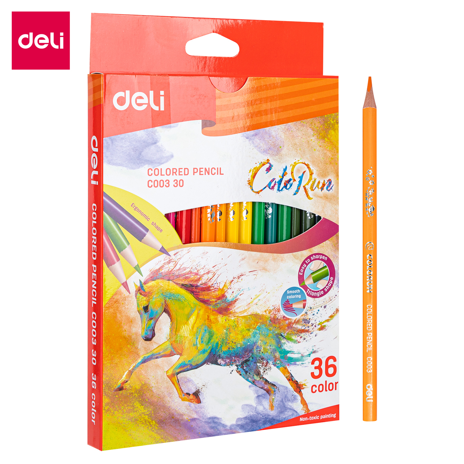 Deli-EC00330 Colored Pencil