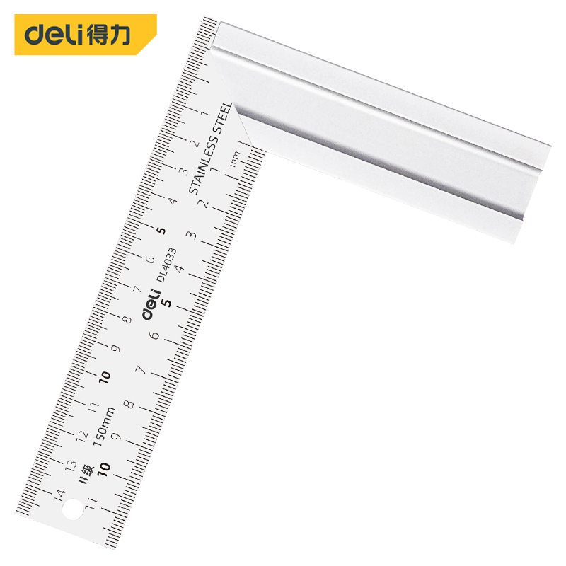 Deli-DL4033 Steel Angle Ruler