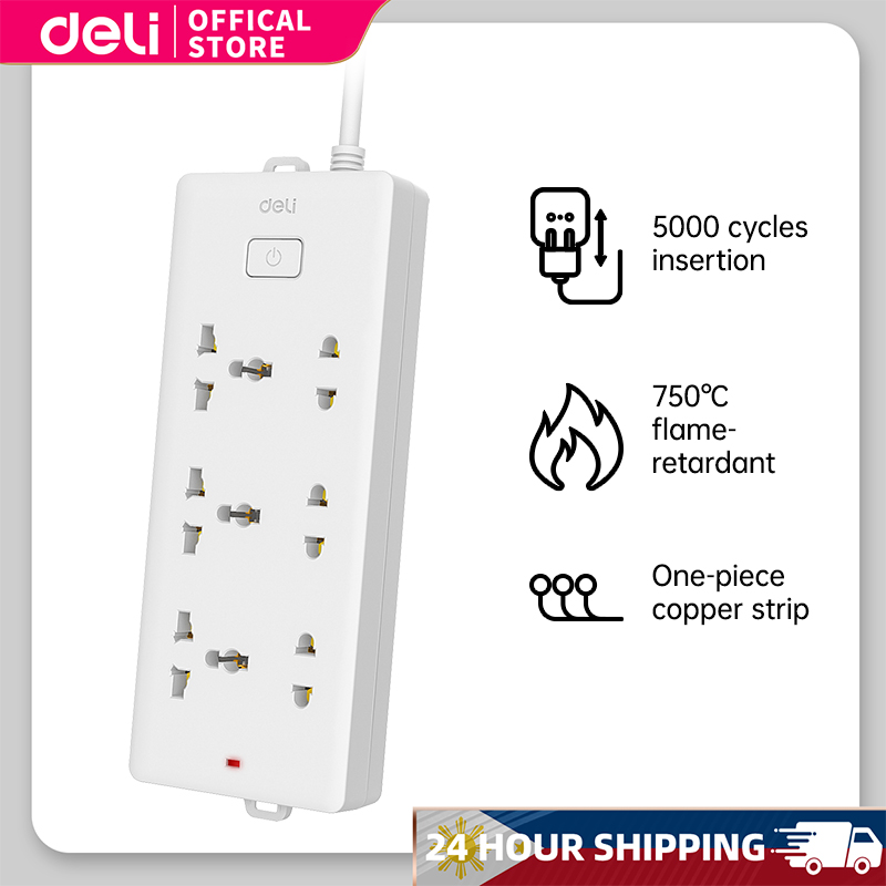 Deli-E18339(03) Household Power Strip