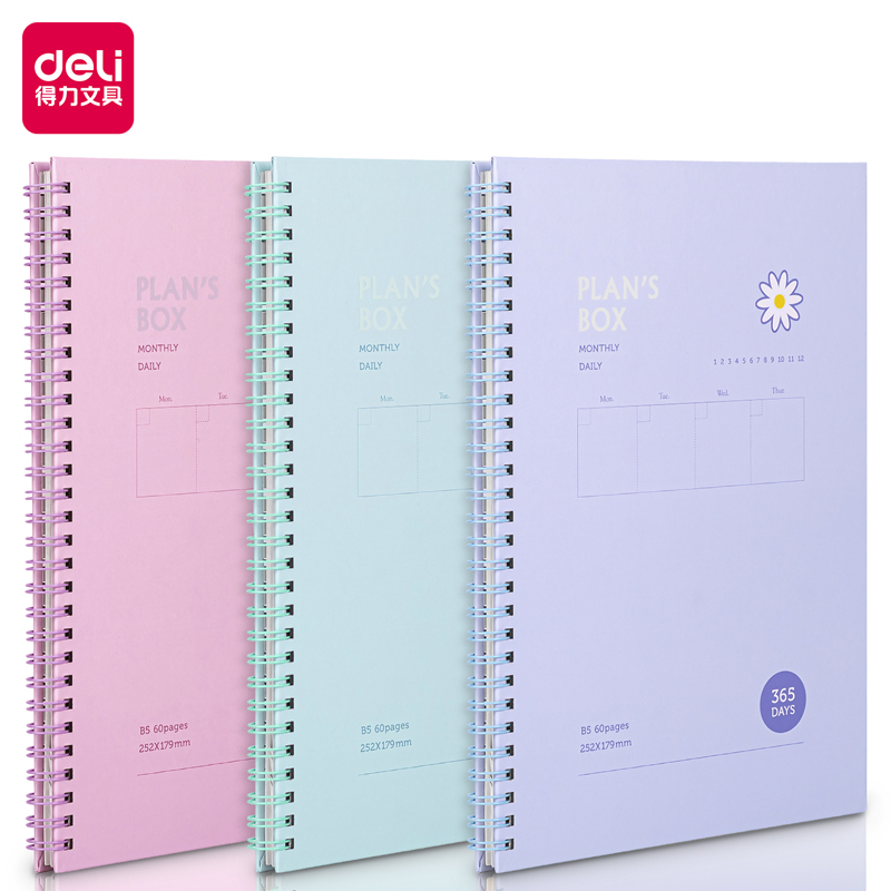 Deli-24201 Spiral Notebook