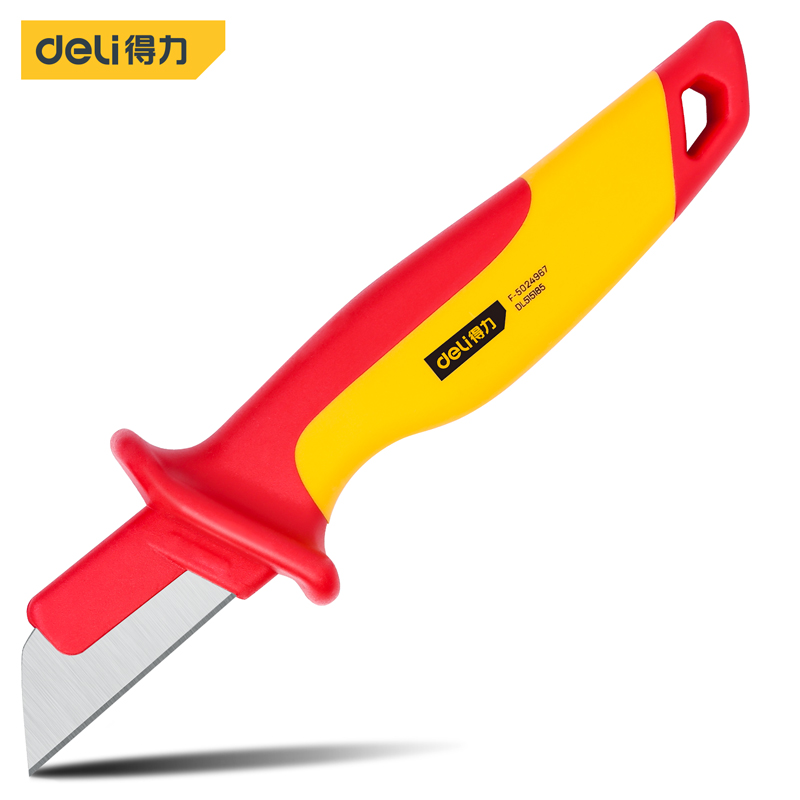 Deli-DL515185 Insulated Flat Cable Stripping Knife