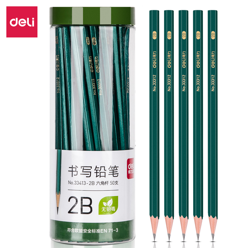 Deli-33413-2B Graphite Pencil