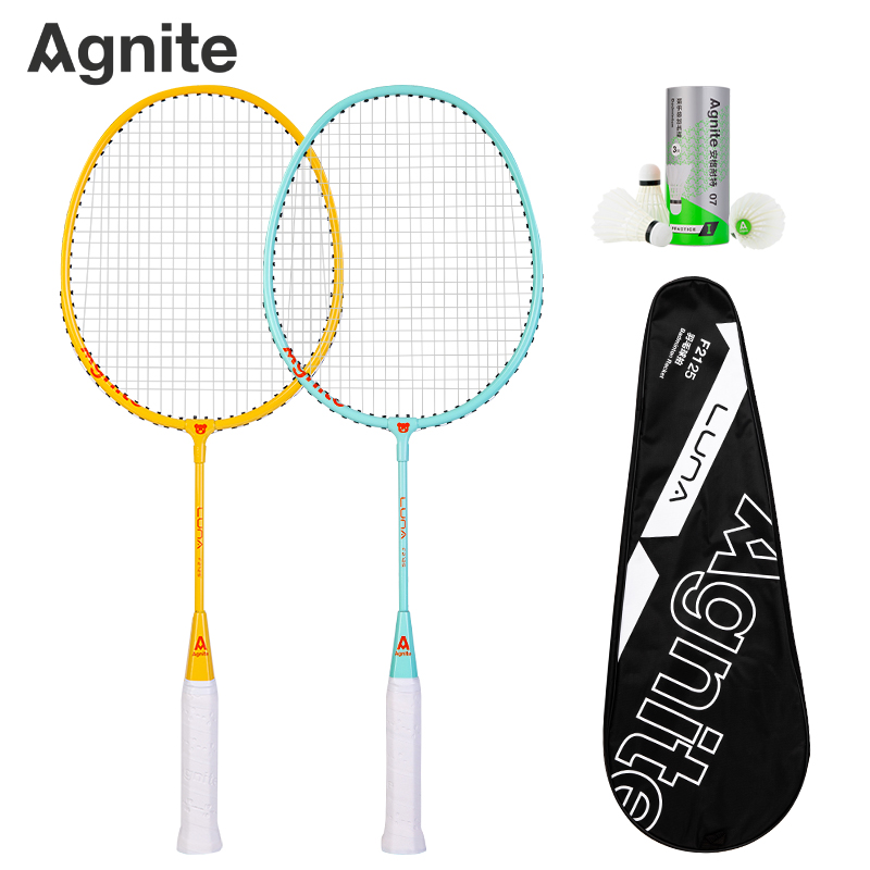 Deli-F2125 Agnite Badminton Racket and Ball Set
