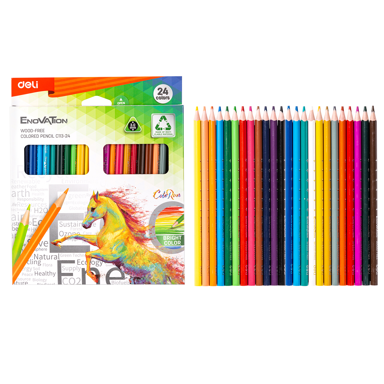 Deli-EC113-24 Colored Pencil