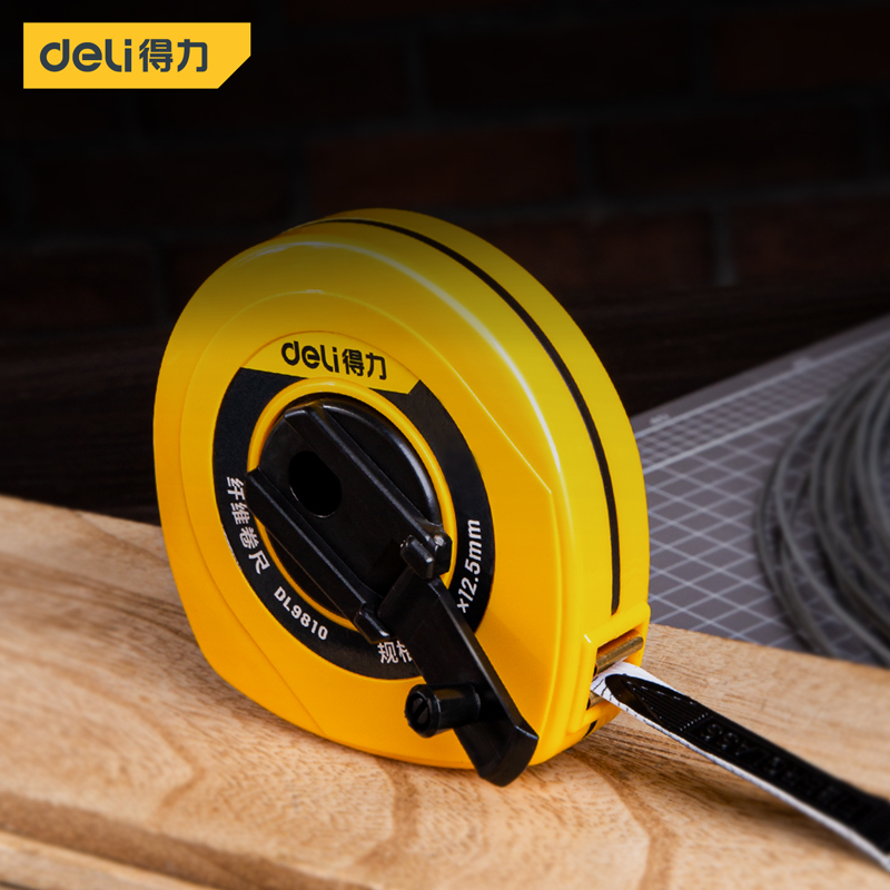 Deli-DL9810 Fiber Leather Measuring Tape