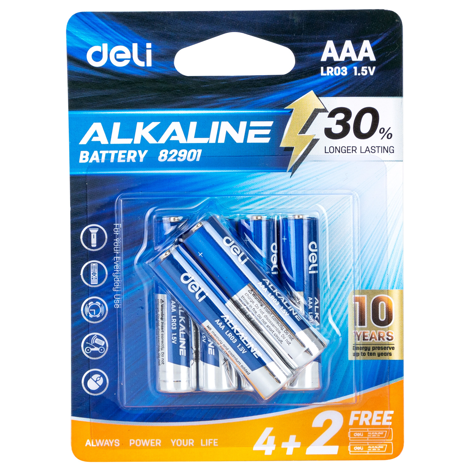 Deli-E82901 Alkaline Battery