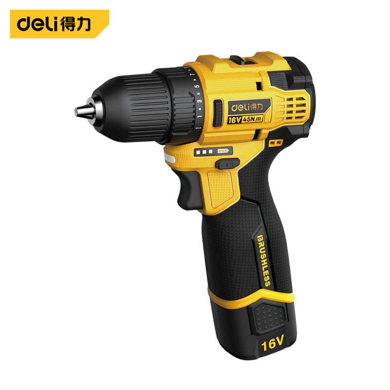 Deli-DL-DZ16-W1D2 Brushless Lithium-Ion Cordless Drill
