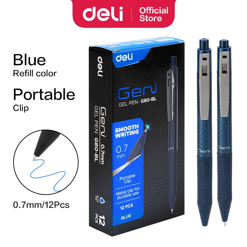 Deli-EG80-BL Gel Pen