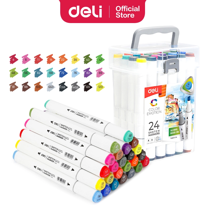 Deli-E70803-24 Sketch Marker