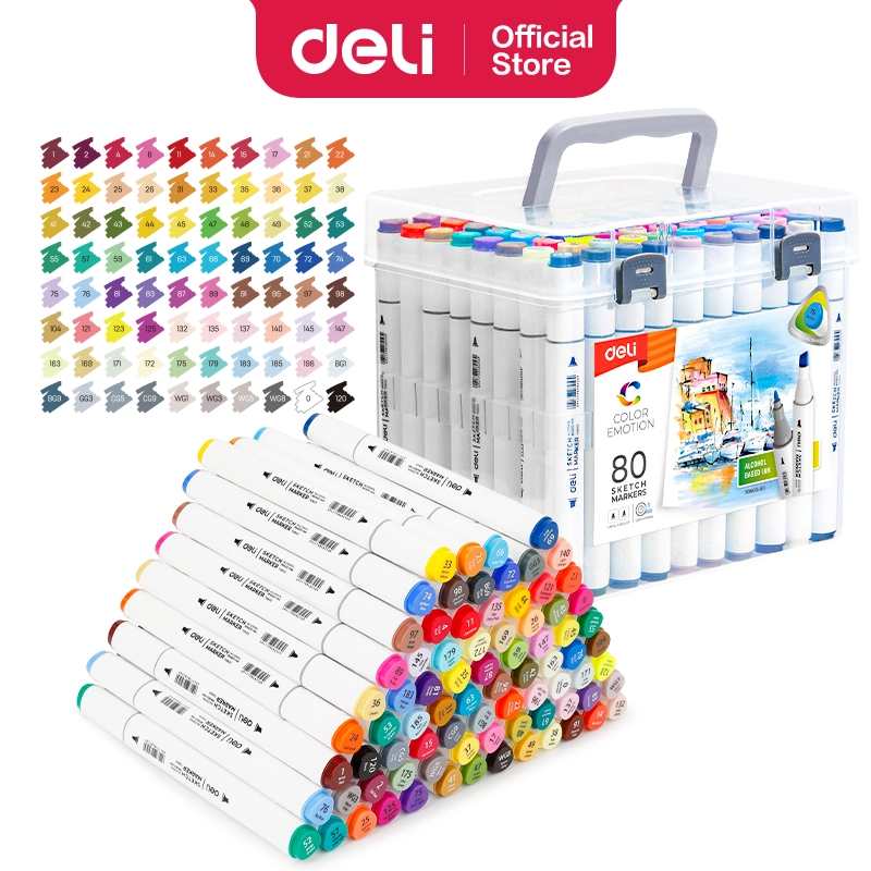 Deli-E70803-80 Sketch Marker