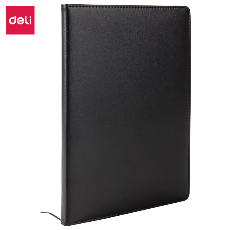 Deli-3161 Leather Cover Notebook