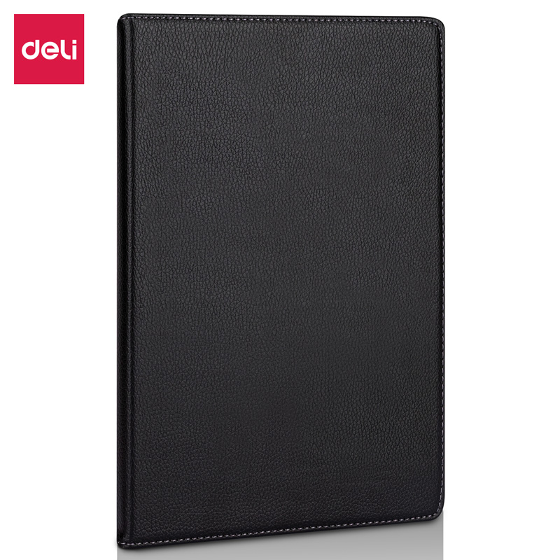 Deli-3317 Leather Cover Notebook
