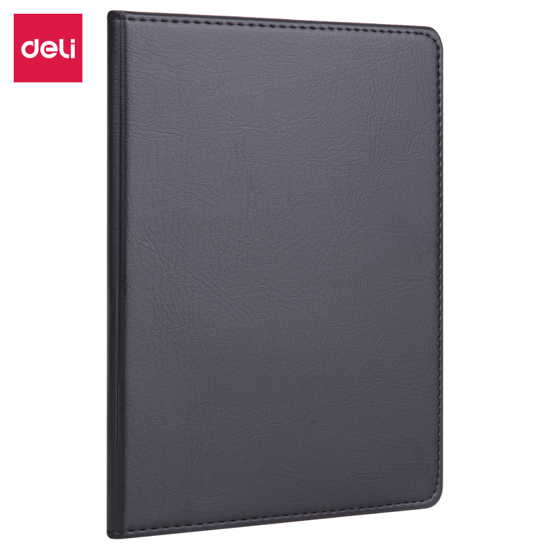 Deli-7901 Leather Cover Notebook