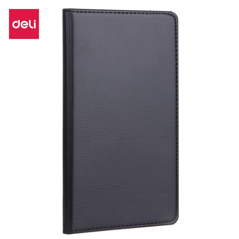 Deli-7903 Leather Cover Notebook