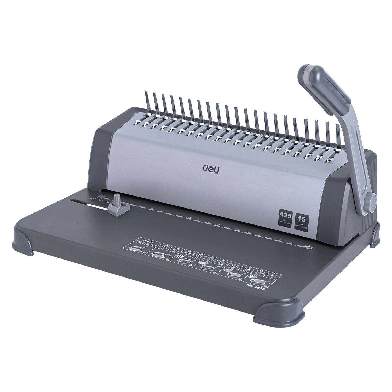 Deli-E3872 Comb Binding Machine