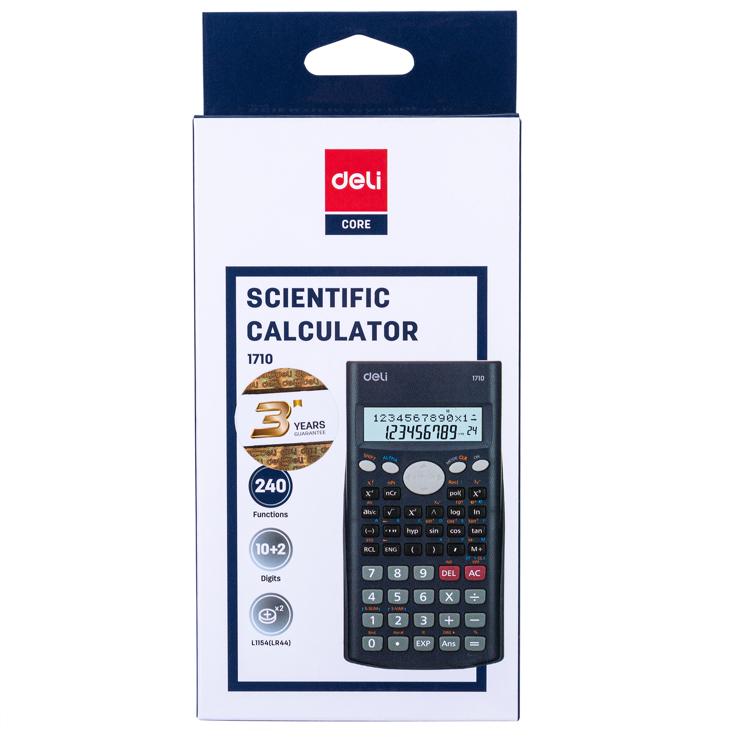 Deli-E1710 Scientific Calculator - Deli Group Co., Ltd. Deli-E1710 Scientific Calculator - Deli Group Co., Ltd.