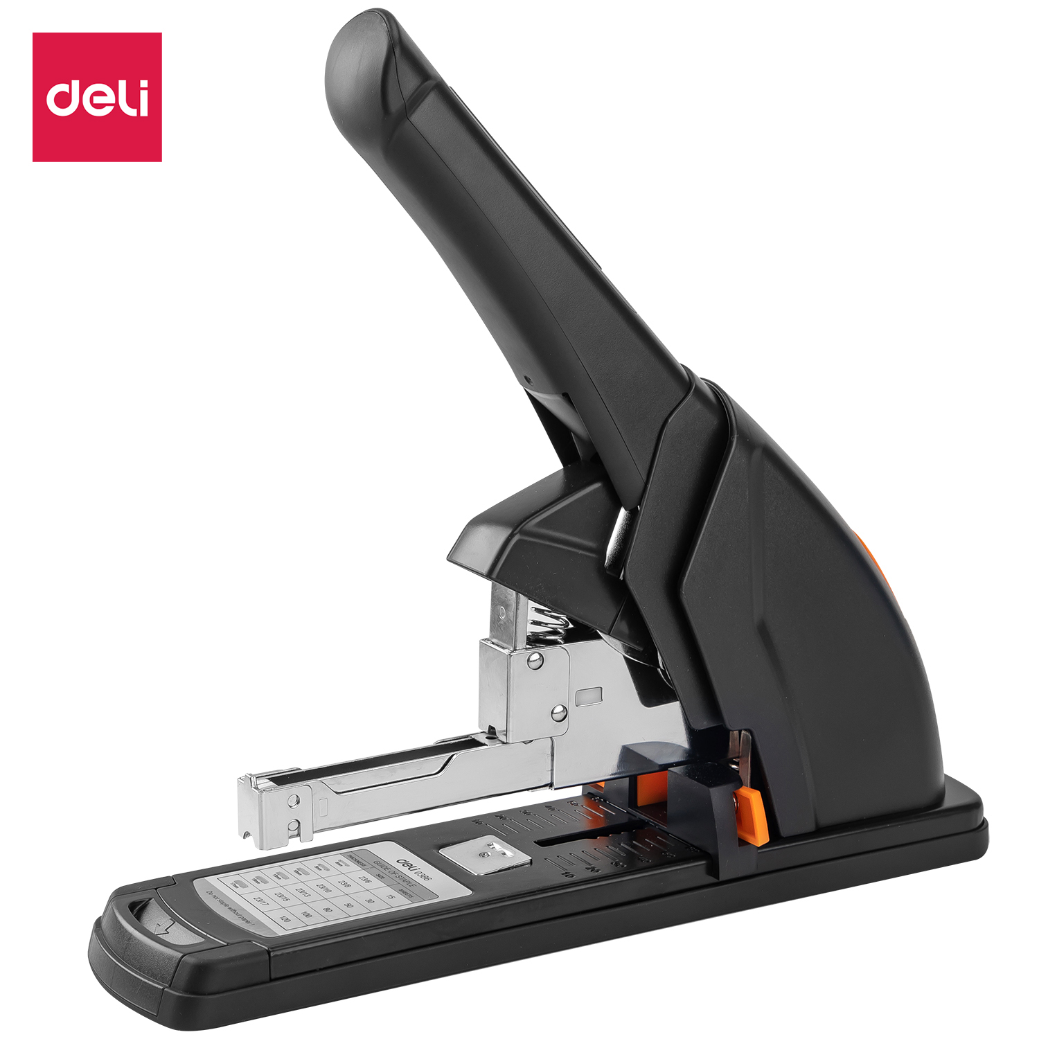 Deli-E0386 Effortless Heavy Duty Stapler