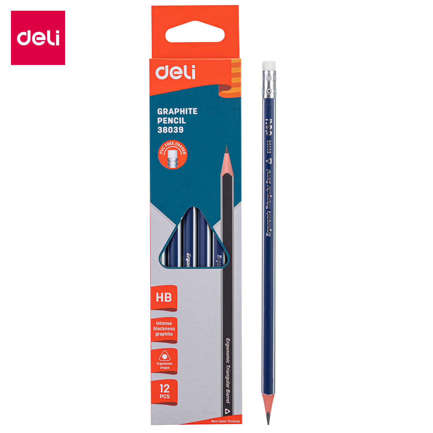 Deli-E38039 Graphite Pencil