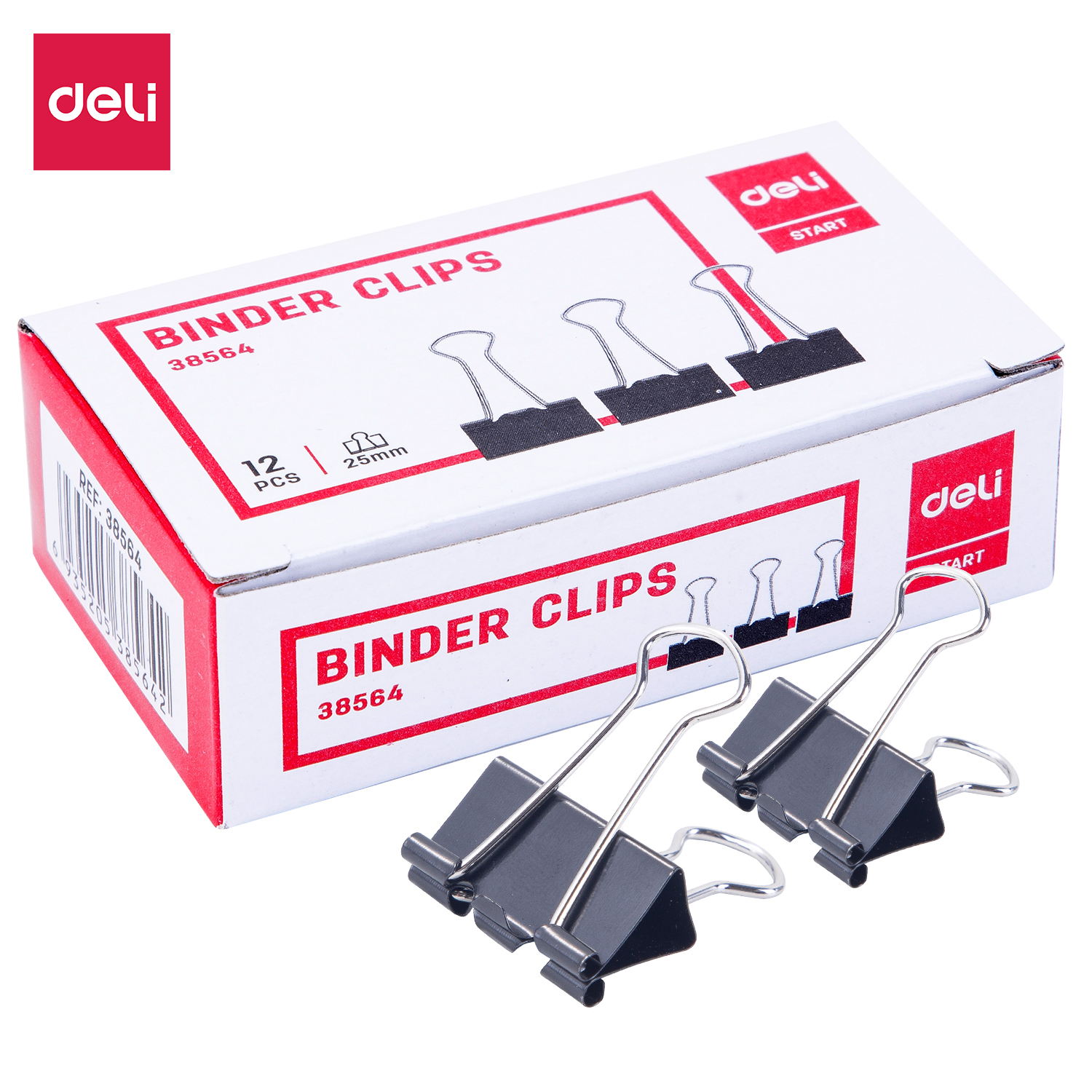 Deli-E38564 Effortless Binder Clip
