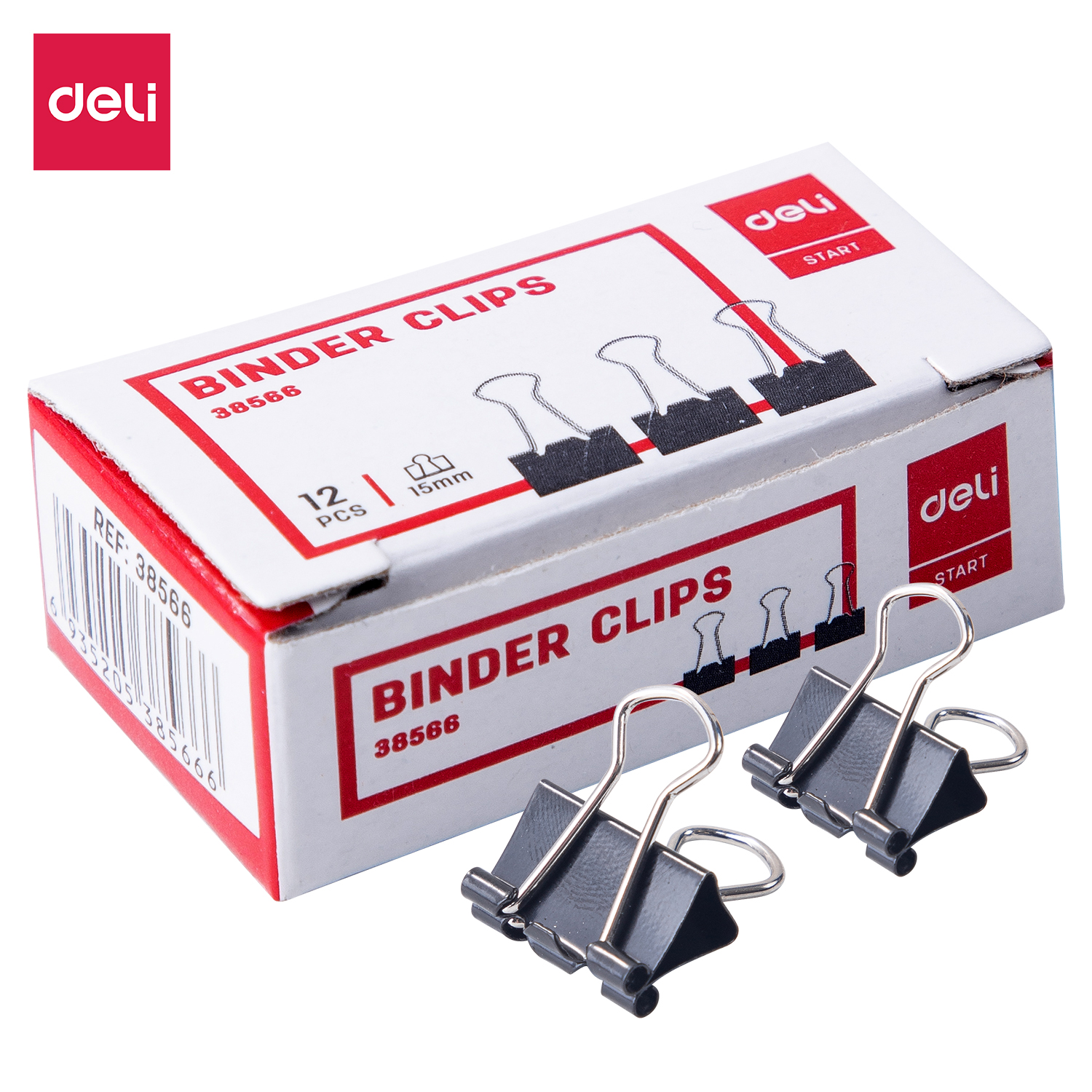 Deli-E38566 Effortless Binder Clip