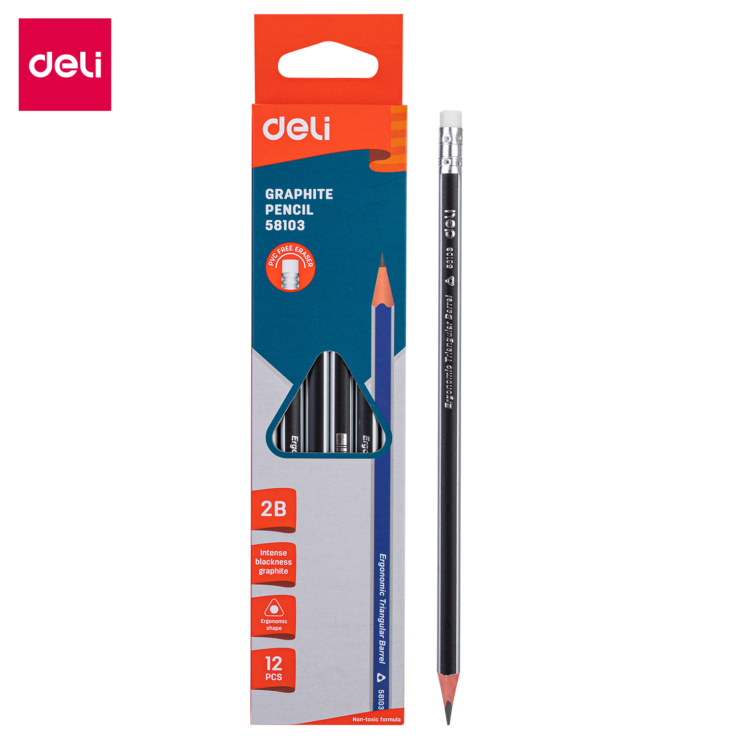 Deli-E58103 Graphite Pencil