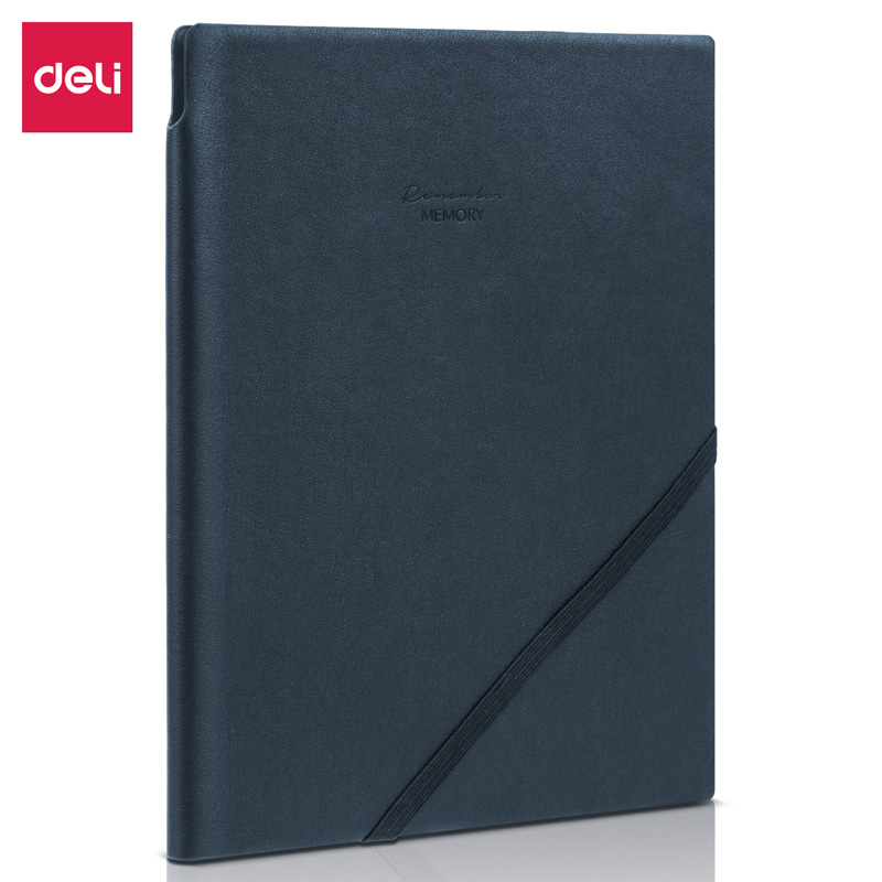 Deli-22215 Leather cover notebook