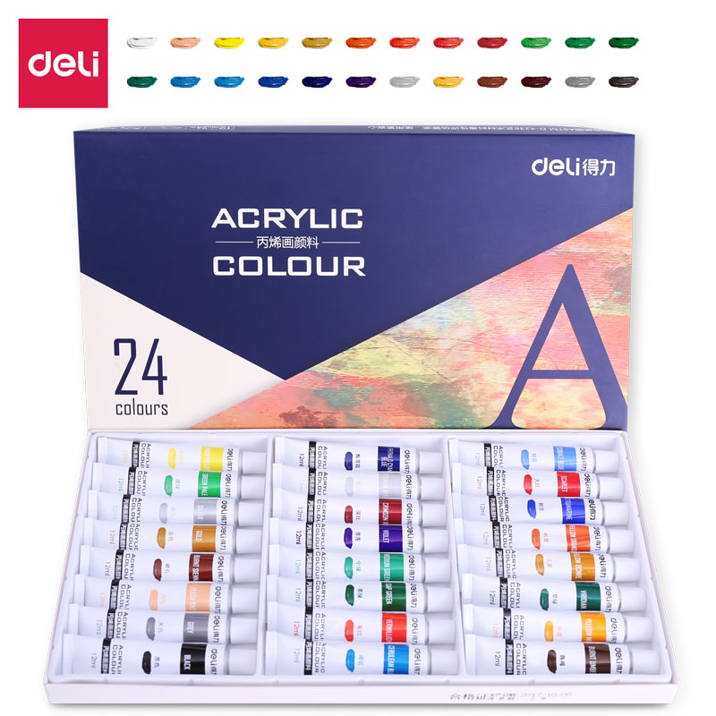 Deli-73858 Acrylic Colors
