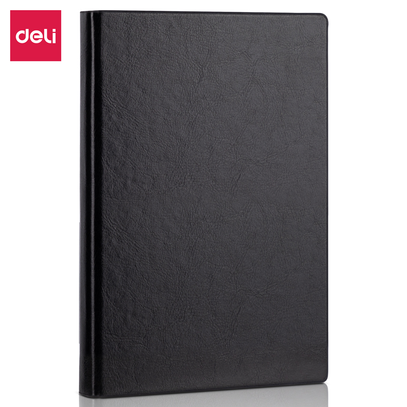 Deli-3186 Leather Cover Notebook