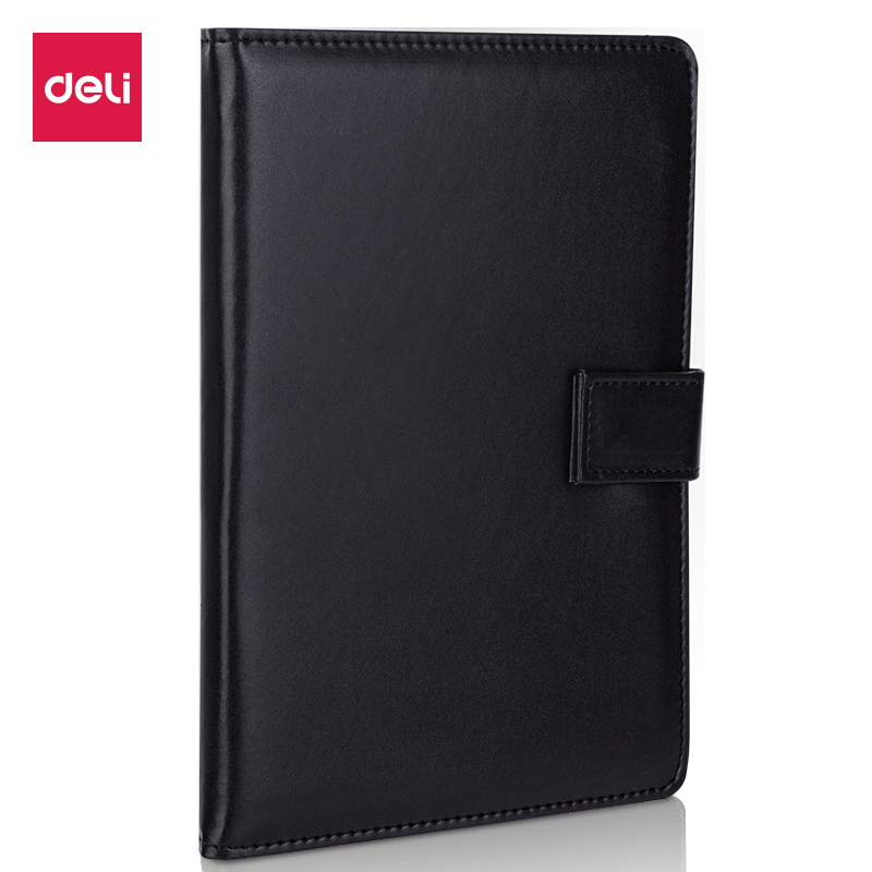 Deli-7942 Leather Cover Notebook