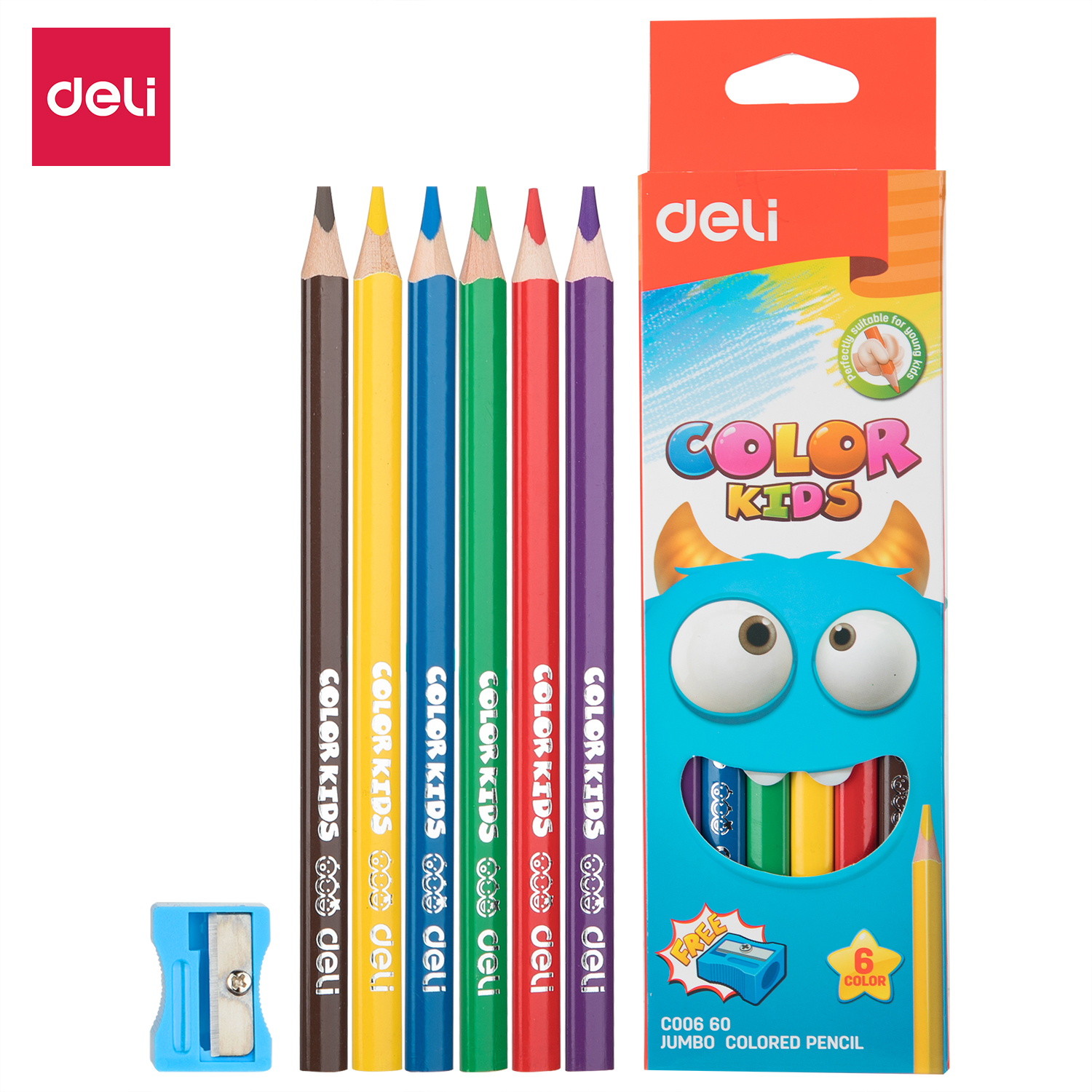Deli-EC00660 Jumbo Colored Pencil