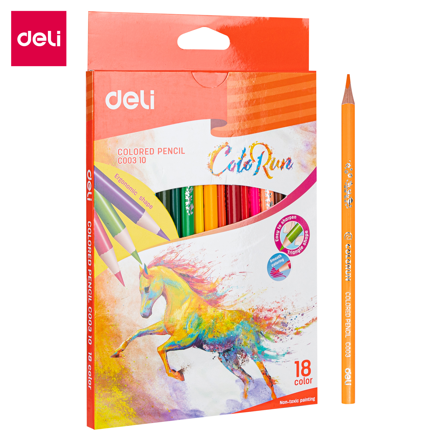 Deli-EC00310 Colored Pencil