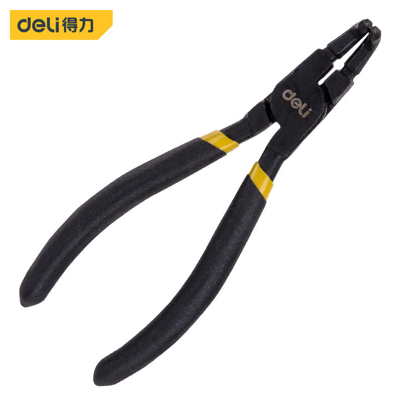 Deli-DL20523 Bent Interior Circlip Pliers