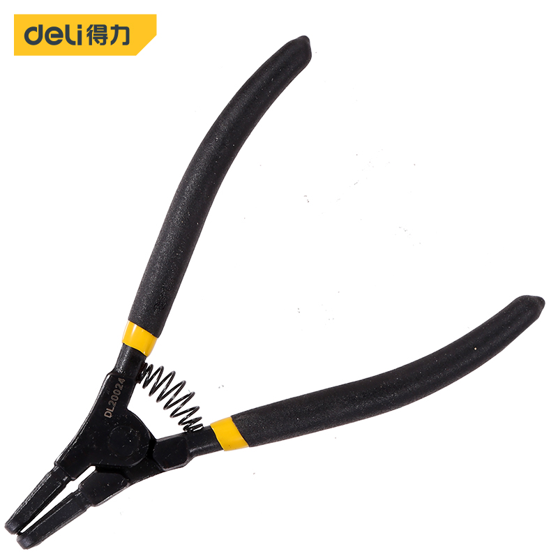 Deli-DL20024 Bent  Exterior Circlip Pliers