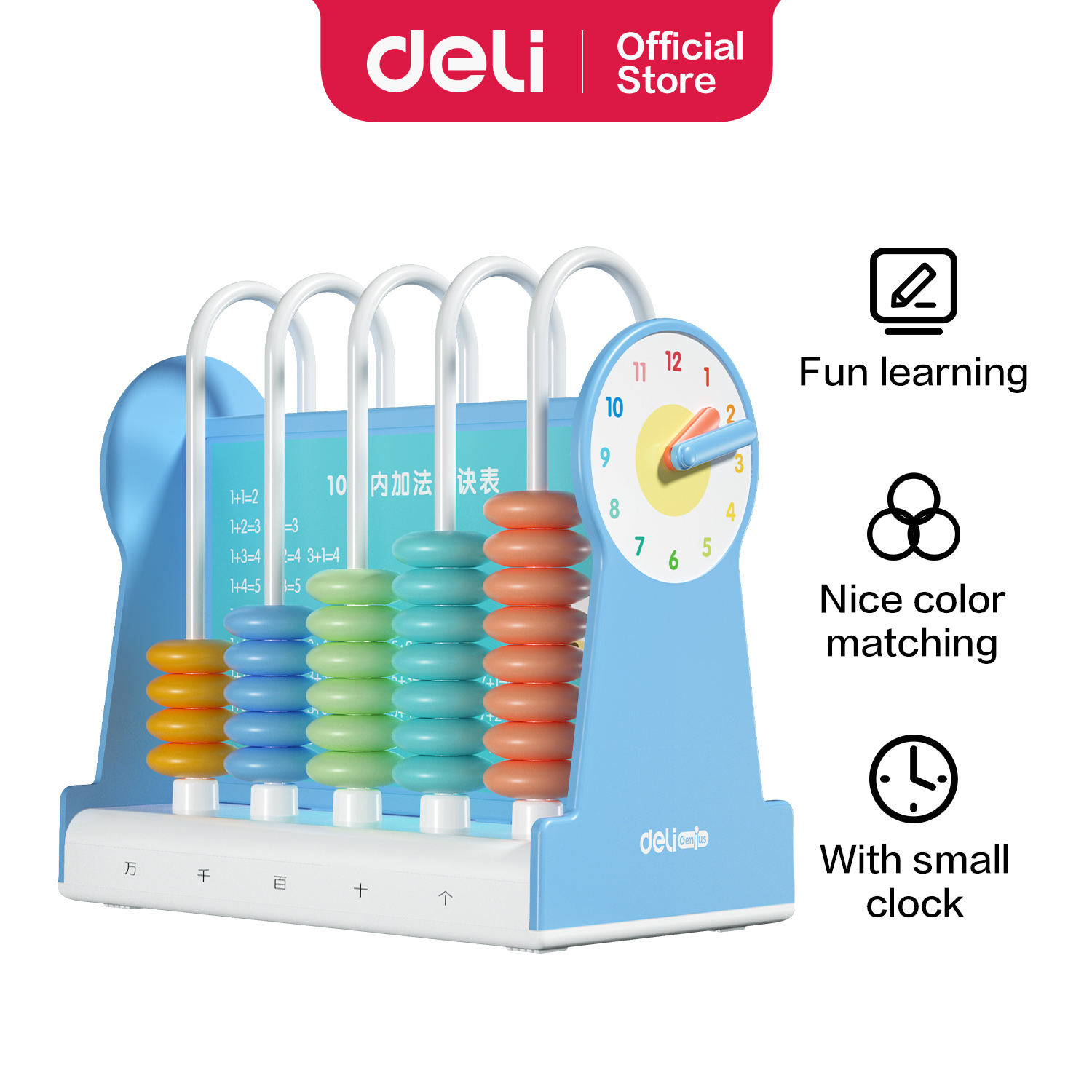 Deli-74314 Kids counter leaning toy