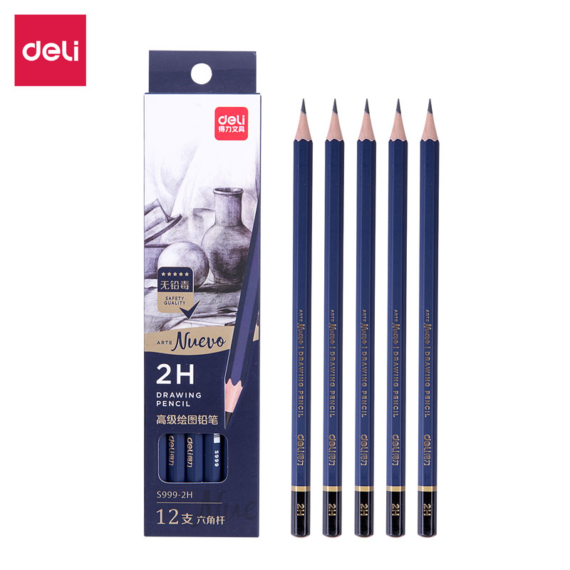 Deli-S999-2H Sketching Pencil