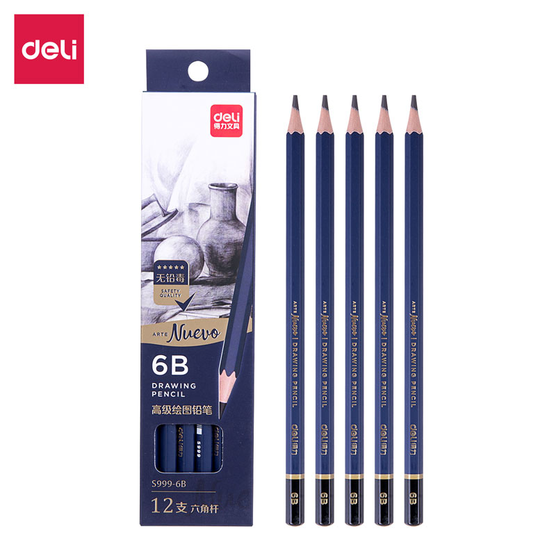 Deli-S999-6B Sketching Pencil