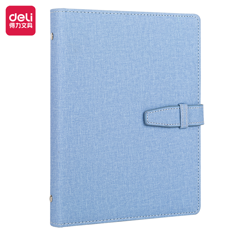 Deli-3309 PU Leather Cover Notebook