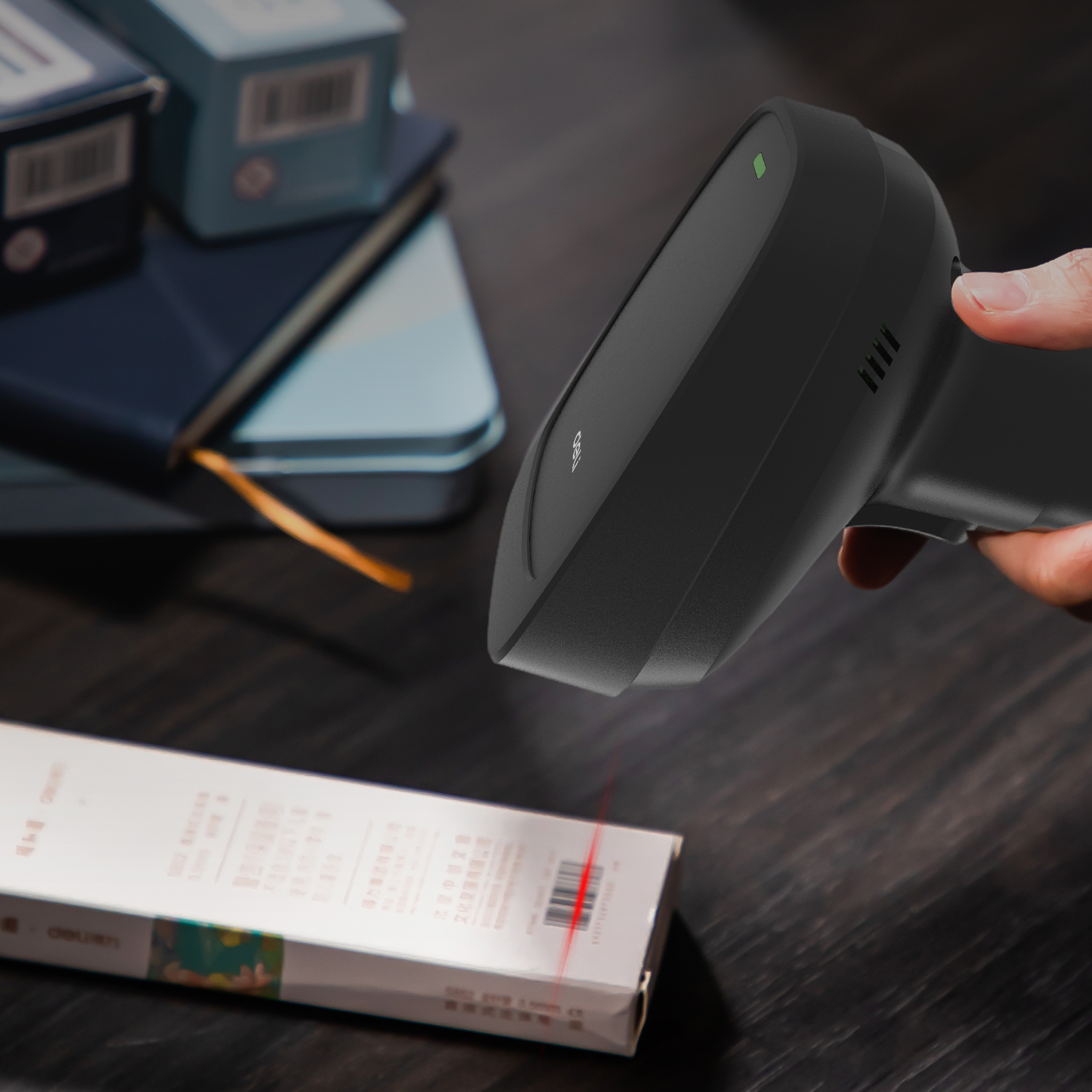 Deli-E14953W Handheld Barcode Scanner - Deli Group Co., Ltd. Deli-E14953W Handheld Barcode Scanner - Deli Group Co., Ltd.