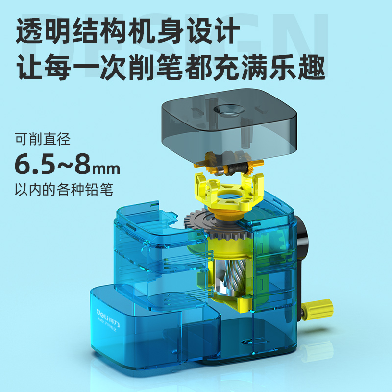 Deli-71162 Rotary Pencil Sharpener - Deli Group Co., Ltd. Deli-71162 Rotary Pencil Sharpener - Deli Group Co., Ltd.
