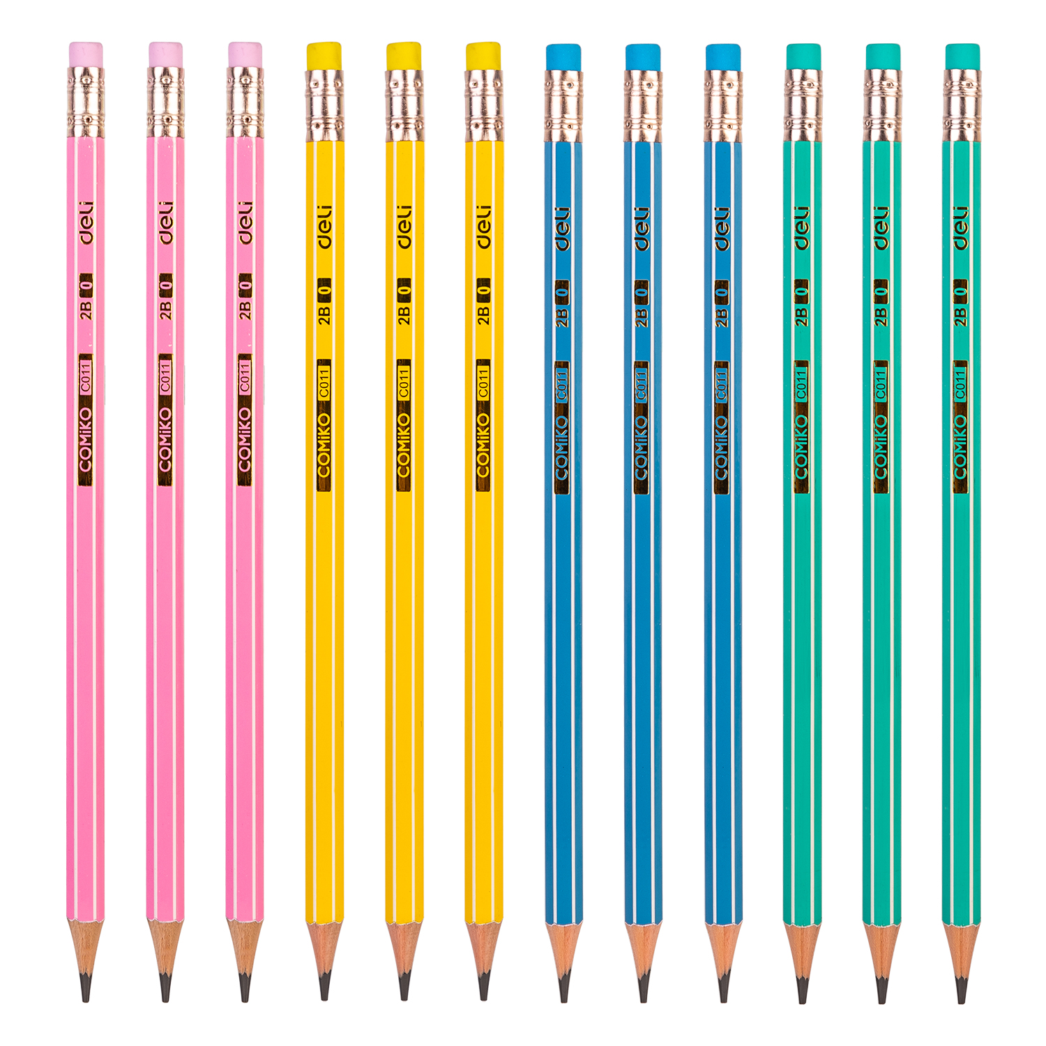 Deli-EC011-2B Graphite Pencil