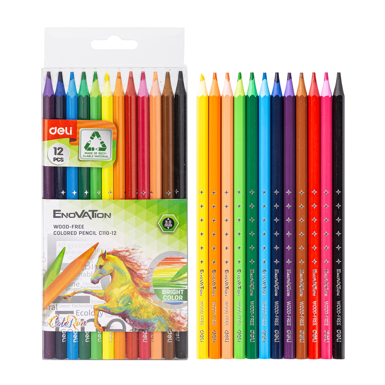 Deli-EC110-12 Colored Pencil