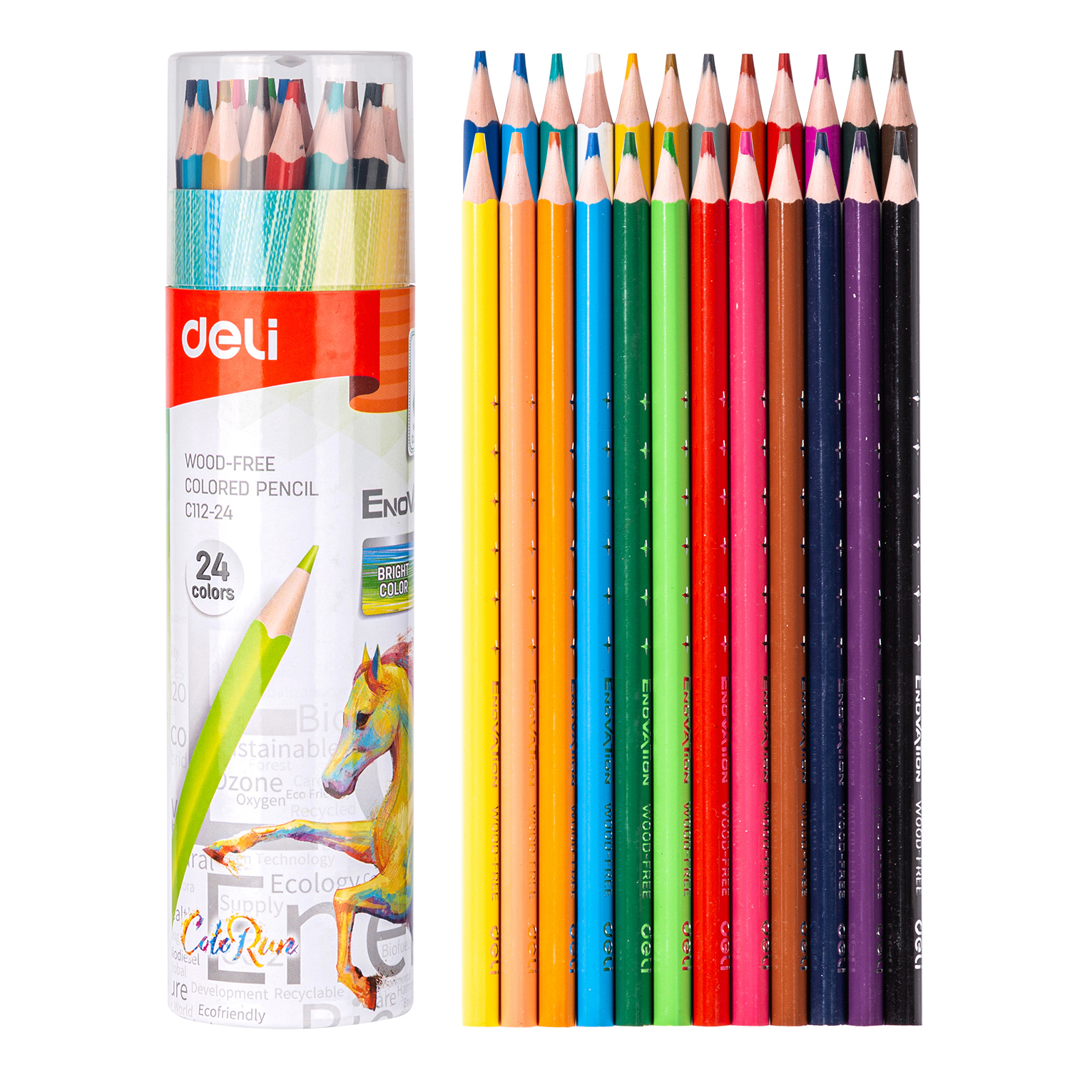Deli-EC112-24 Colored Pencil