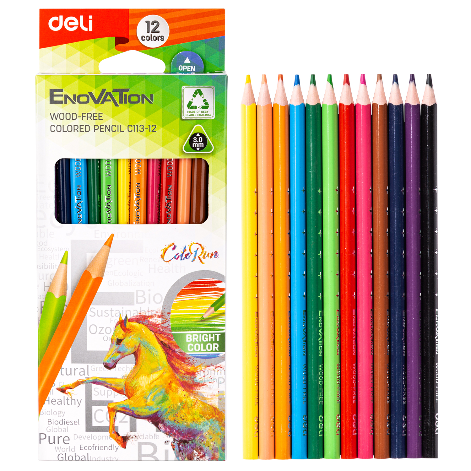 Deli-EC113-12 Colored Pencil
