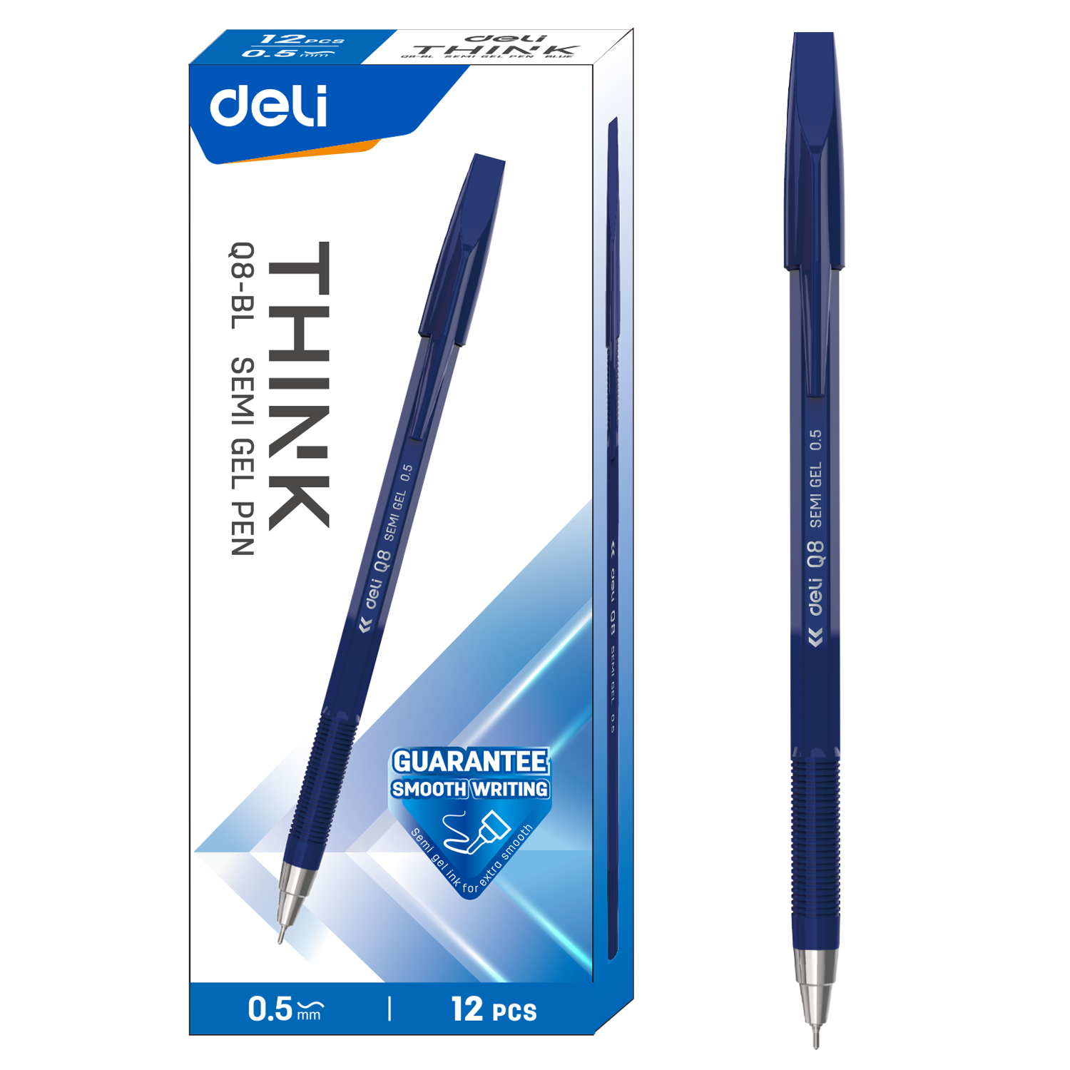 Deli-EQ8-BL Semi Gel pen