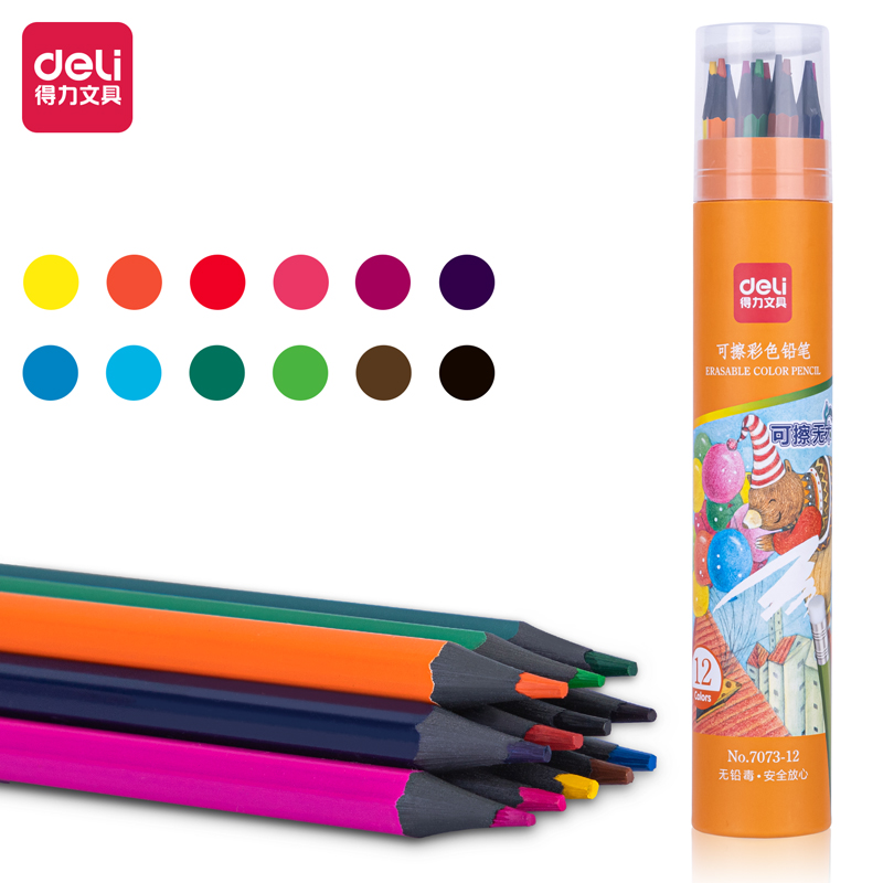 Deli-7073-12 Colored Pencil