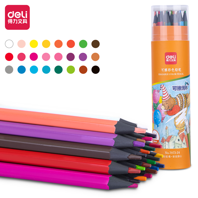 Deli-7073-24 Colored Pencil