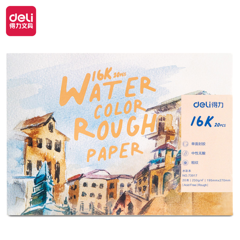 Deli-73917 Water color paint paper