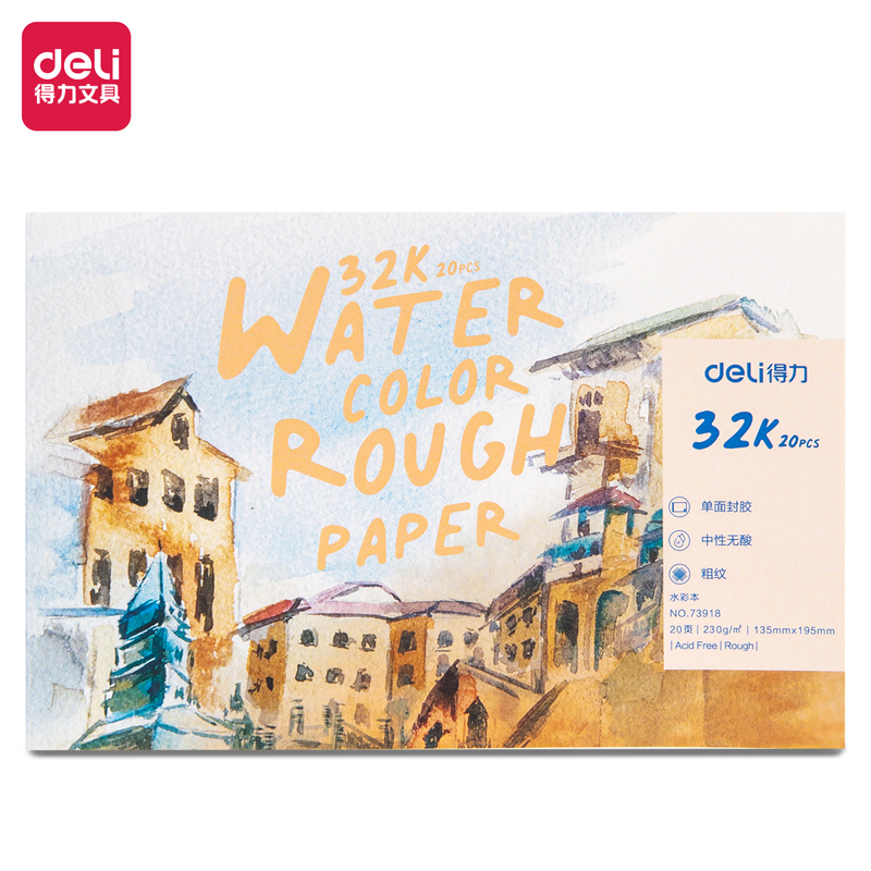 Deli-73918 Water color paint paper